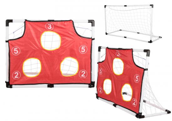 Pumpe Fußballtor-Set komplett mit Fußball 82 x 65 cm Netz & Torwand Maße ca 
