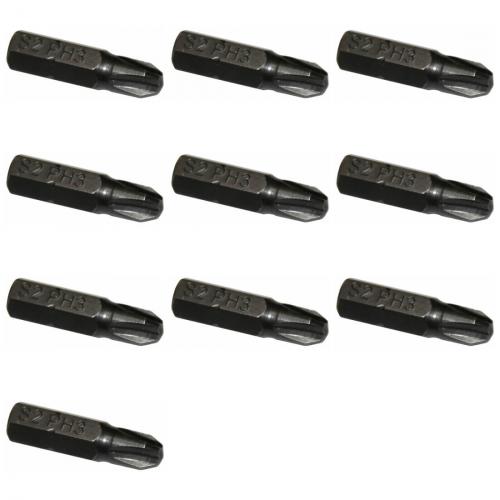 10 Stck Bit 25mm PH - Gre: PH3
