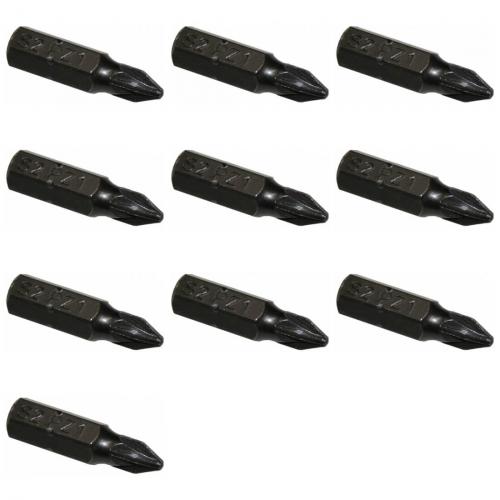 10 St�ck Bit 25mm PZ - Gr��e: PZ1