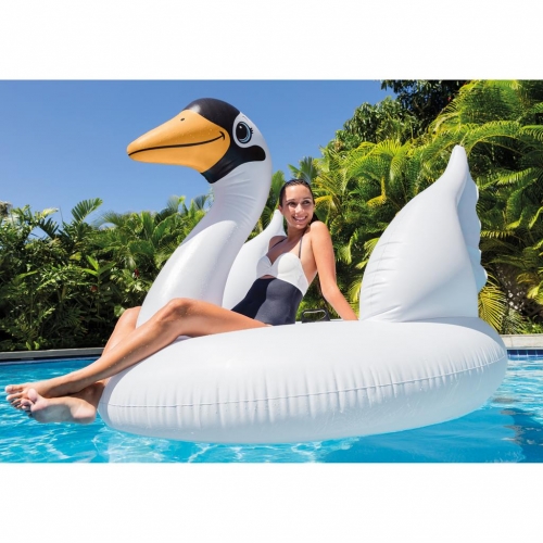 Mega Schwimmtier Luftmatratze Schwan Schwimminsel