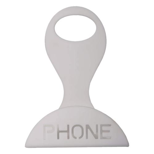 Smartphone Steckdosen Halter Ladehalterung - Farbe: weiss