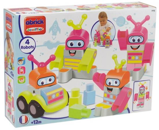 Ecoiffier Abrick 7772 Maxi Klemmbausteine Bausteine Roboter Set ab 12 Monate