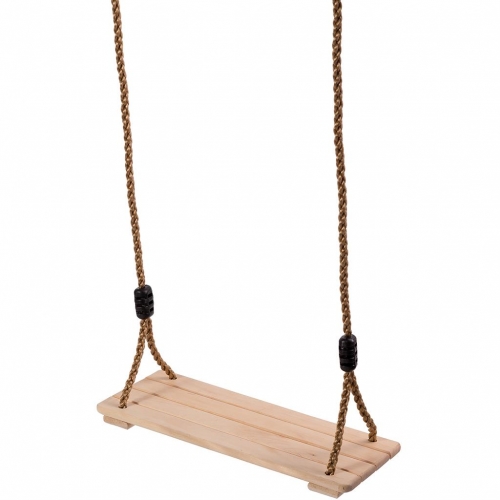 Alert Holzschaukel mit Seil
