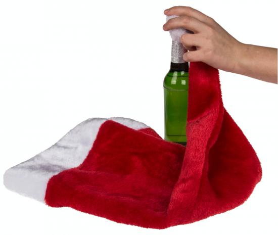 Weihnachtsmtze mit Flaschenffner