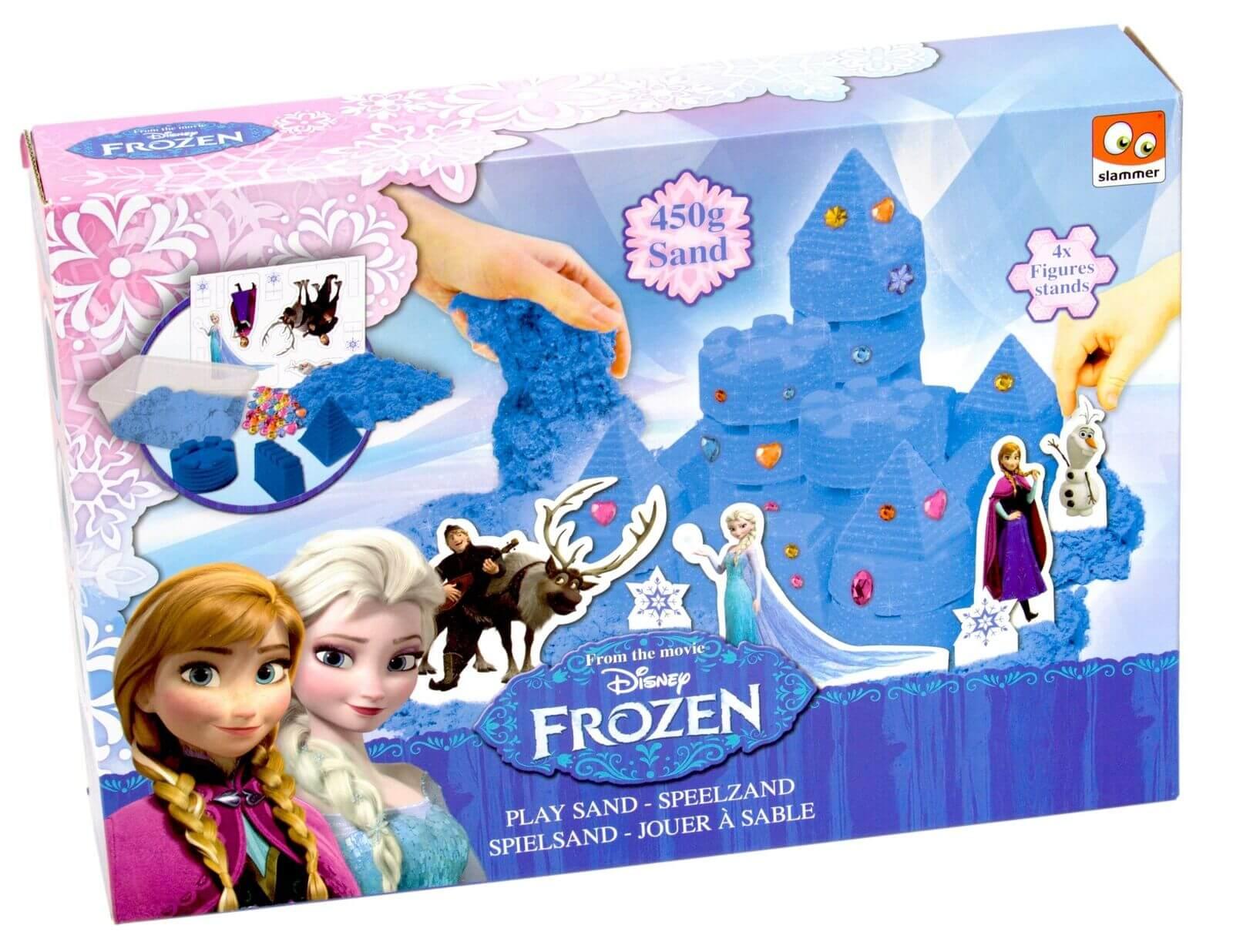 Disney Frozen Spielsand Knetsand mit 4 Figuren und 3 Förmchen 