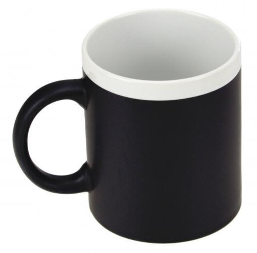 Beschreibbare Memo Kaffee Becher Tasse - Farbe: weiss