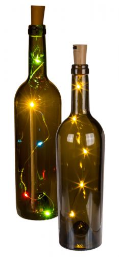 Lichterkette Flaschenkorken