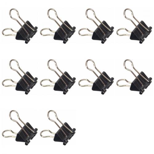 10x Broklammer Binderclip - Breite: 19mm