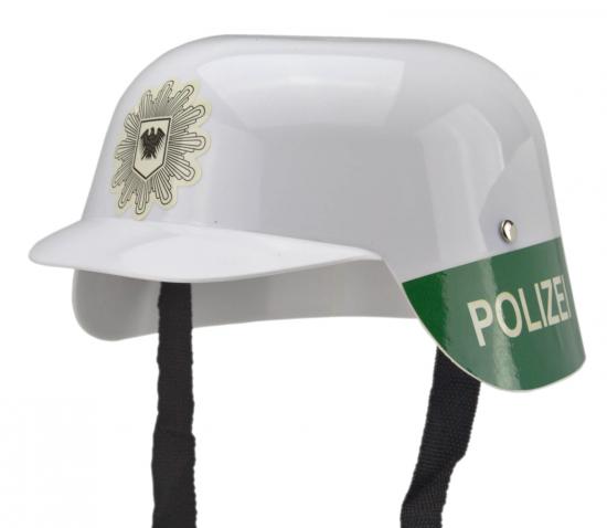 Kinder Polizeihelm mit Polizei Sticker an der Seite