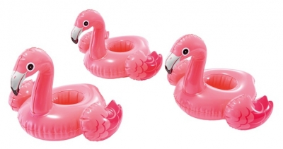 Schwimmring Becherhalter 3er Set - Design: Flamingo