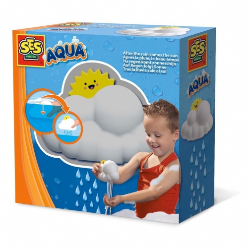 SES Creative Aqua Regenwolke mit Sonne � Badespielzeug f�r Kleinkinder ab 1 Jahr