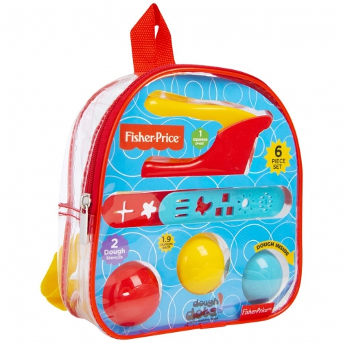 Fisher-Price Kinderknete Rucksack Knete mit Knetwerkzeug Knetpresse