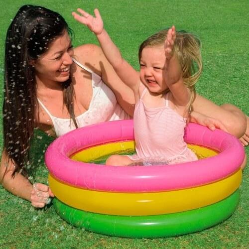 Intex aufblasbares Planschbecken Baby Pool 3 Ringe