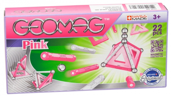 Geomag Classic Pink Set 22 teilig Magnetspielzeug