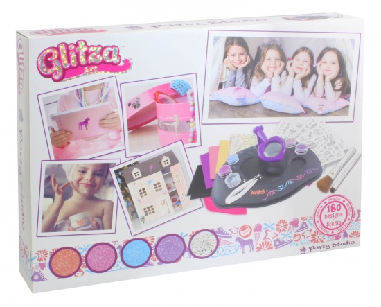 Glitza Art Party Studio mit Glitzer und 180 Tattoos