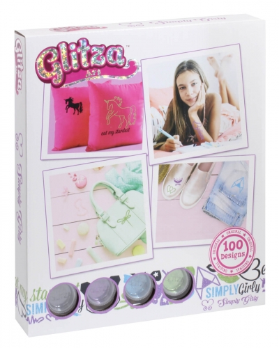 Glitza Art Simply Girly mit Glitzer und 100 Tattoos