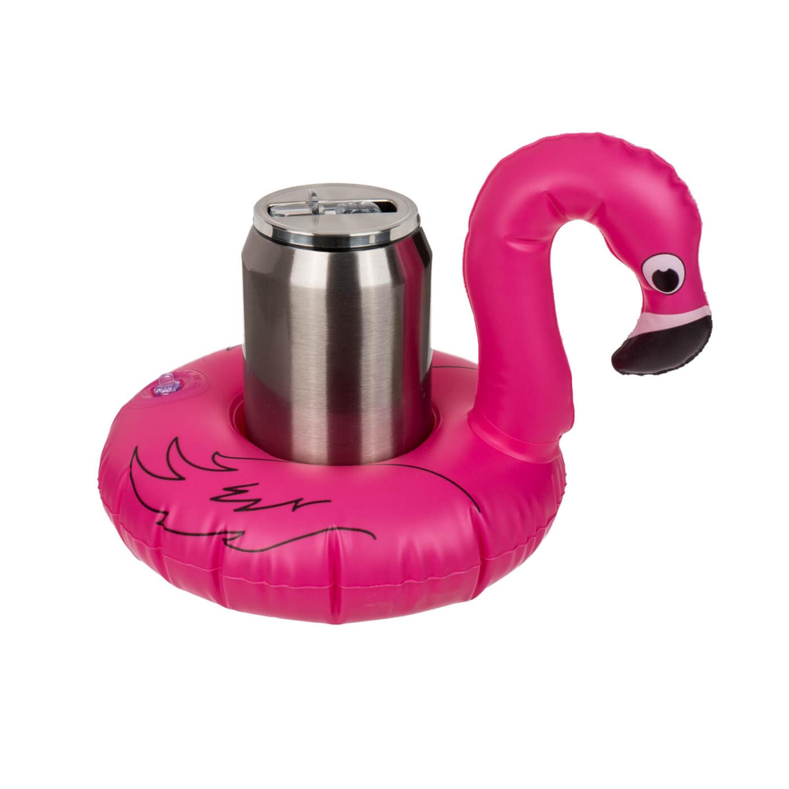 12x Schwimmender Aufblasbare Getränkehalter Flamingo Bier Dose Becher Halter 
