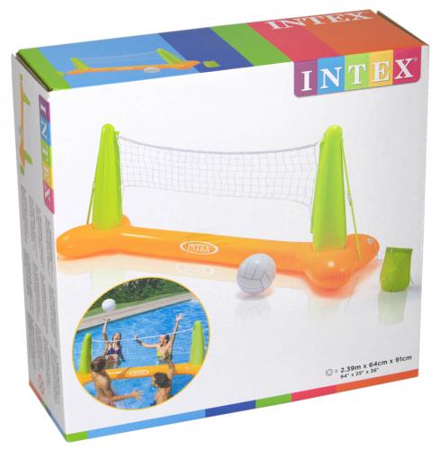 Intex Pool Volleyball Set aufblasbares Netz Wasserball Poolgame