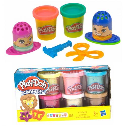 Play-Doh Friseurspaß mit Konfetti Knete