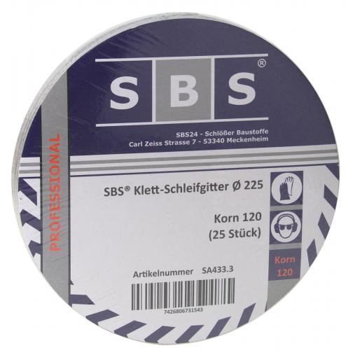 Schleifgitter 225mm 25er Pack - Korn: 120
