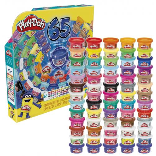Play-Doh 65 Jahre Geburtstags-Pack 65 Dosen Knete
