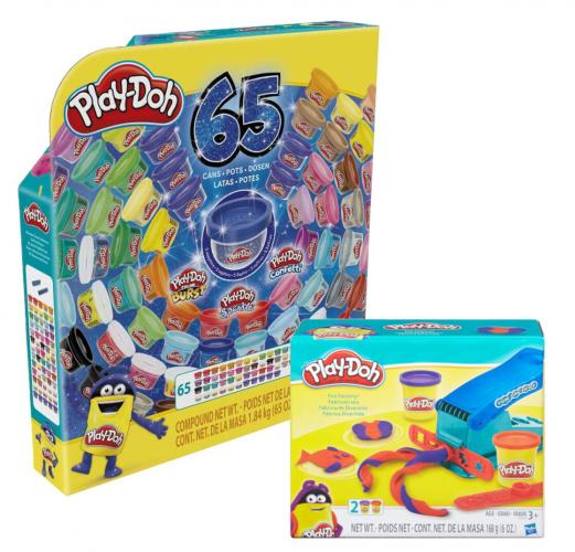 Play-Doh 65 Jahre Geburtstags-Pack mit Knetpresse Fun Factory