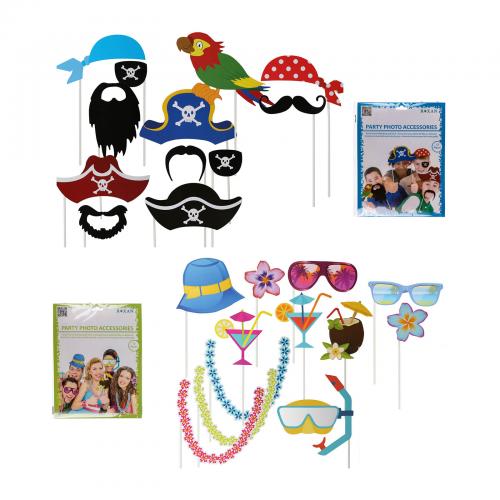 Foto Verkleidung Stick Set Beachparty Piratenparty
