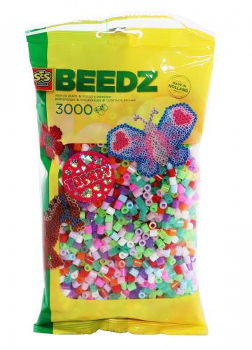 SES Creative Beedz 3000 Trendy Bgelperlen Girly Mix