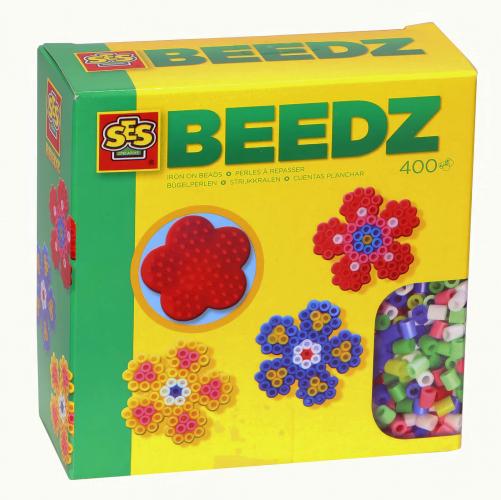 SES Beedz Bgelperlen Set mit Steckplatte - Ausfhrung: Blume