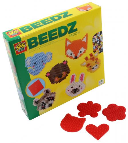 SES Beedz Bgelperlen se Tiere mit 5 Stiftplatten im Set