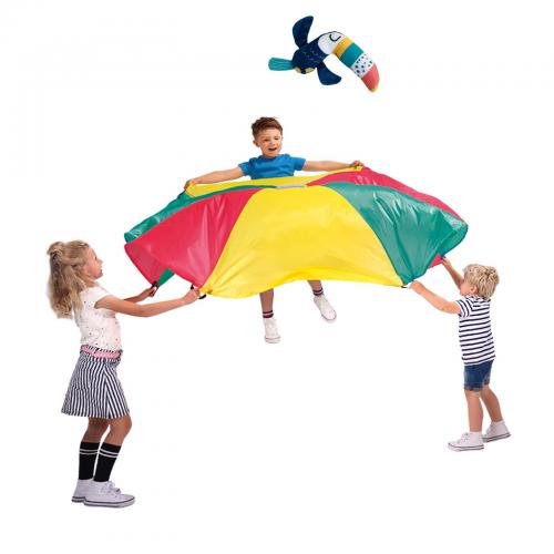 Schwungtuch fliegender Tukan für 2-6 Kinder