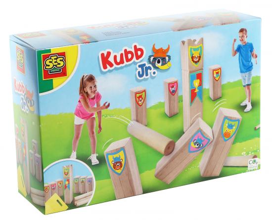 Kubb Junior Wurfspiel Kinder Outdoor Rasenschach