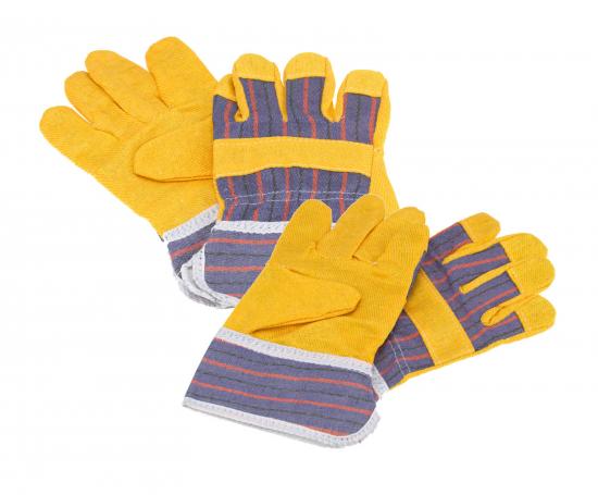 2 Paar Kinder Handwerker Arbeitshandschuhe Spielzeug Baustellen Handschuhe Simba