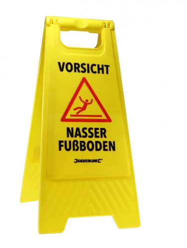 Warnschild Vorsicht nasser Fuboden Rutschgefahr