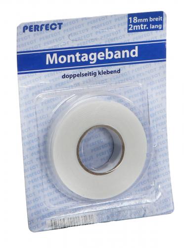 Doppelseitiges Montageband Schaumstoff Klebeband 18mm 2m