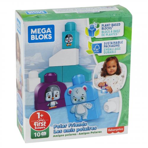 Mega Bloks Bausteine Polarfreunde 10 teilig Alter 1+