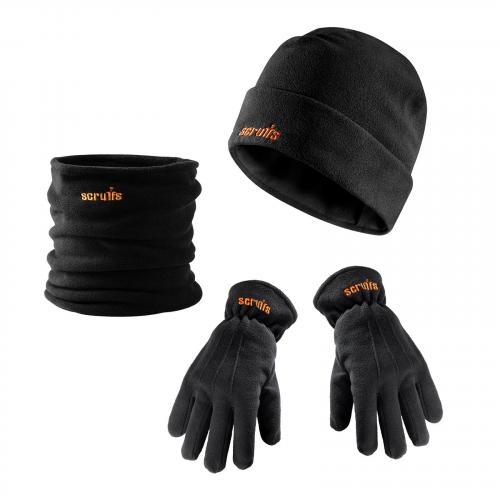 Scruffs Winter Set Fleece Mtze Handschuhe Nackenwrmer