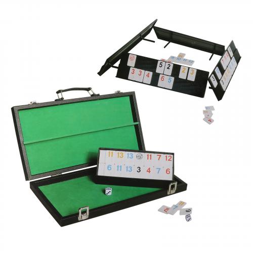 Rummy im Koffer 106 Spielsteine Rummikub 2-4 Spieler, 6-99 Jahre