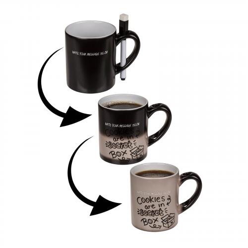 Kaffee Tasse Mystery Message Becher reagiert auf Wrme