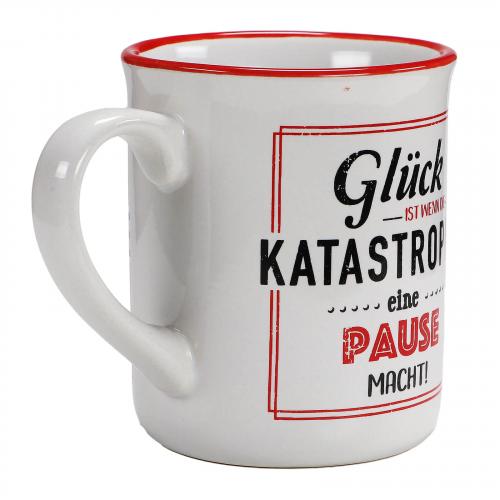 Kaffee Tasse Becher - Aufdruck: Glck ist ...