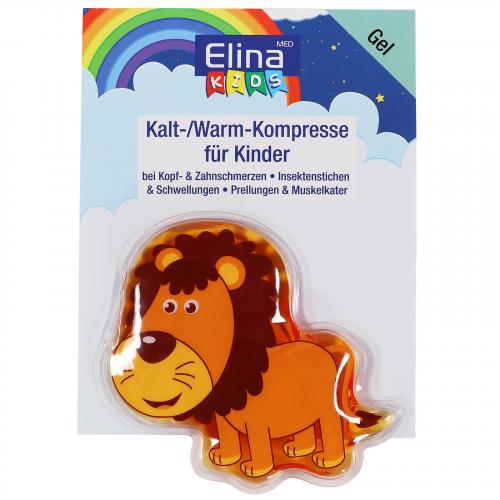 Kinder Kompresse Gel Pad Kids warm kalt - Motiv: Lwe