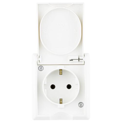 REV Feuchtraum Schalterserie Aquaform Wei� - Ausf�hrung: Steckdose