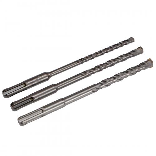SDS Bohrersatz 3 teilig 6mm 8mm 10mm Lnge 160mm zur Steinbearbeitung