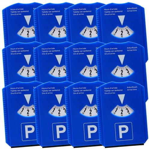 12er Set Auto Parkscheibe mit Eiskratzer und Gummilippe