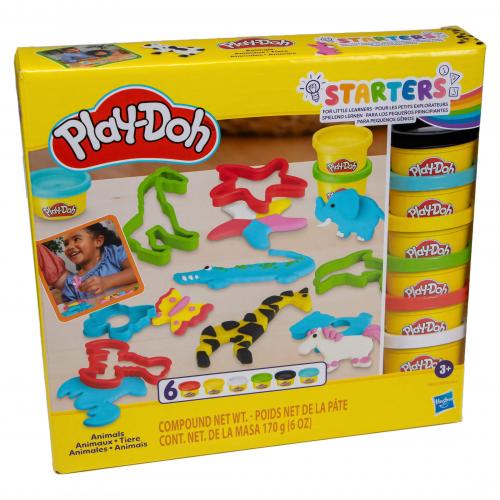 Play-Doh Starters Knetwerkzeuge Knetset mit 9 Tier Frmchen