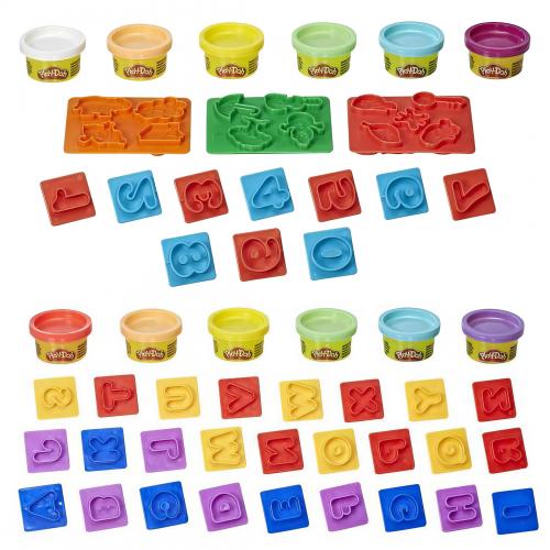 Play-Doh Starters spielend Lernen Knetwerkzeuge Set - Buchstaben und Zahlen