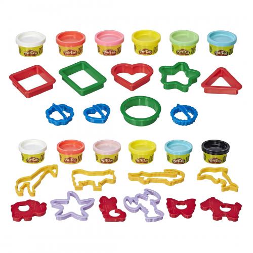 Play-Doh Starters spielend Lernen Knetwerkzeuge Set - Formen und Tierformen