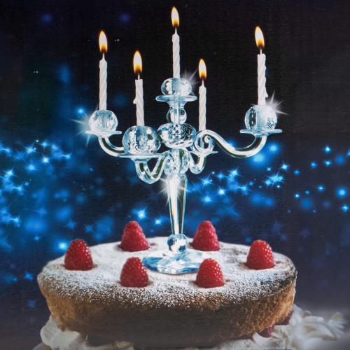 Kuchen Kerzenstnder fr 5 Kerzen Tortendekoration Kandelaber 5 flammig