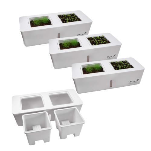 4er Set Indoor Kruter Gewchshaus Bewsserungssystem Krutergarten Zimmergewchshaus