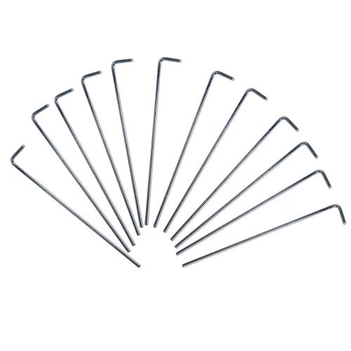 Zeltheringe Zelt Stahlheringe 12 Stck 19cm mit Haken
